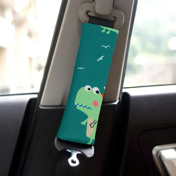 1 Pair Cartoon Car Seatbelt Padding Cover For  Kids