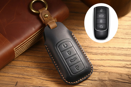 Premium Leather Cover for Car Key| AutoMania