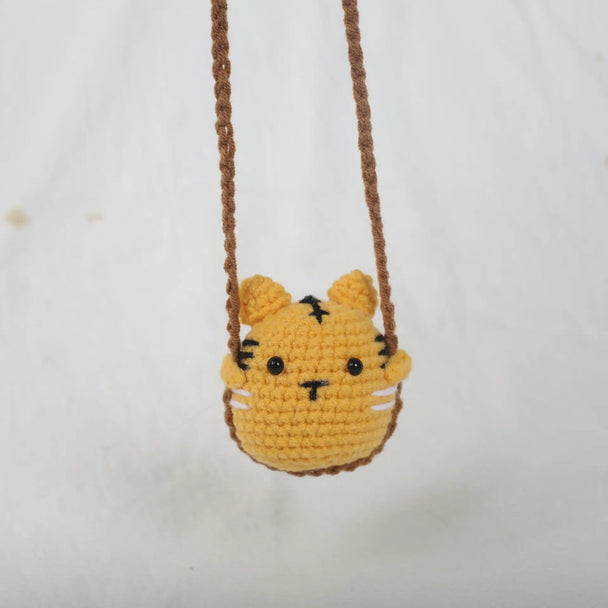 Strawberry Crochet Hanging Car Accessories