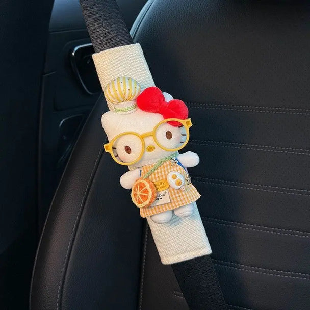 Cute Hello Kitty Seat Belt Cover Car | AutoMania