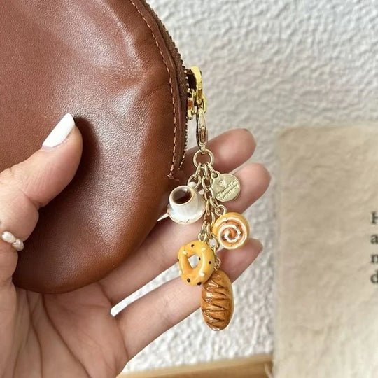 Food Toys Car Keychain Accessories Gift