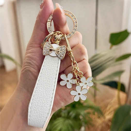 Elegant Crystal Car Key Accessory