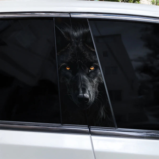 Auto Car Stickers 3D Wolf