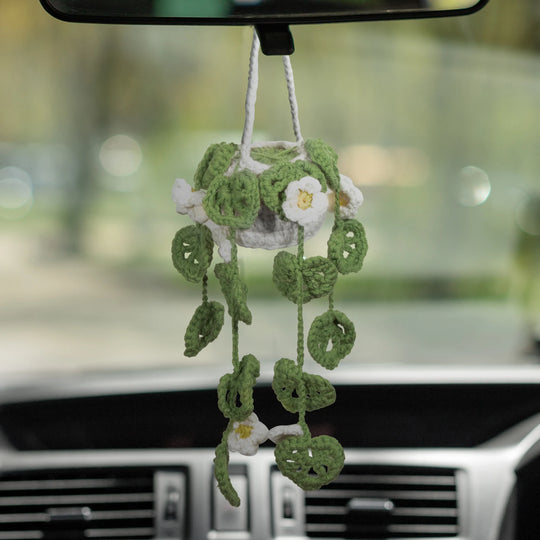 Hanging Plant Crochet for Car Decor
