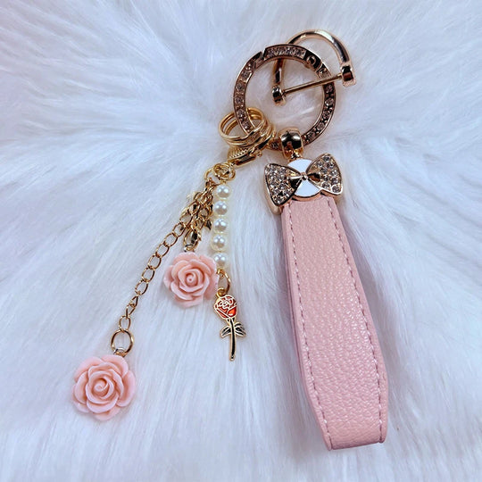 Elegant Crystal Car Key Accessory