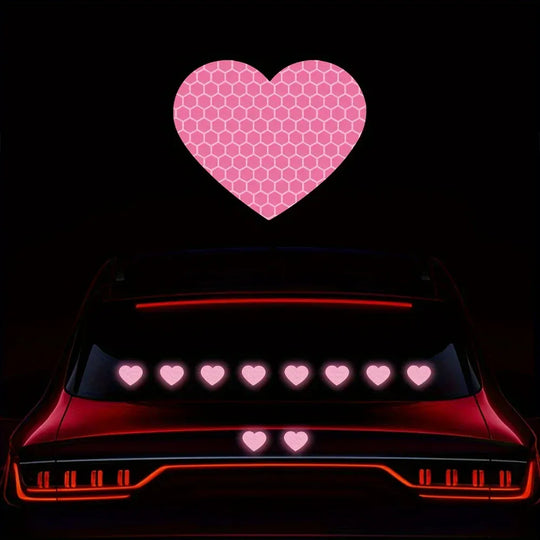 Pink Reflective Sticker