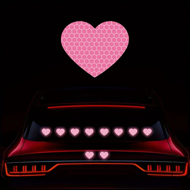 Pink Reflective Sticker