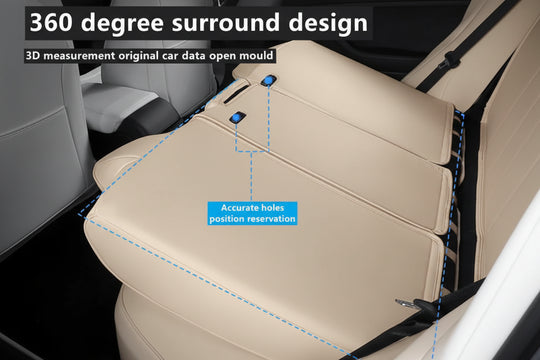 Car Seat Cover Beige Colour for Tesla