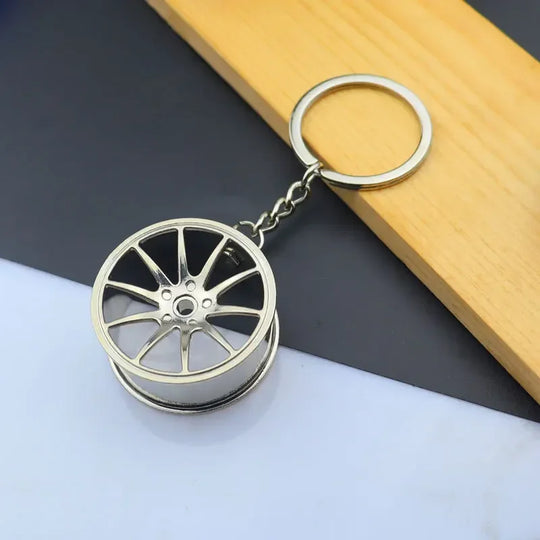 Mini Creative Wheel  Car Keychain