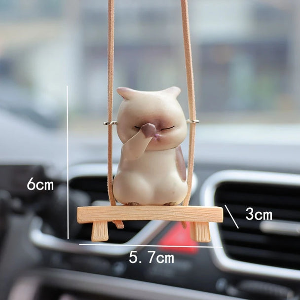 Cat Swing Car Accessories Hanging Accessories