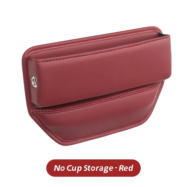 Leather Car Seat Gap Organizer – Premium Automotive Storage Excellence