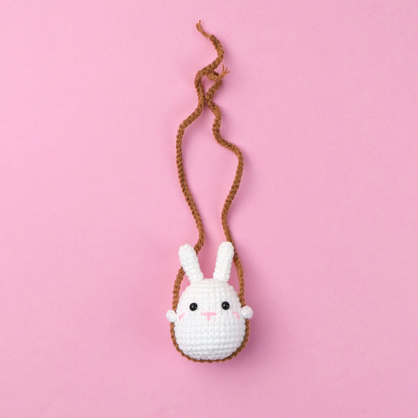 Strawberry Crochet Hanging Car Accessories