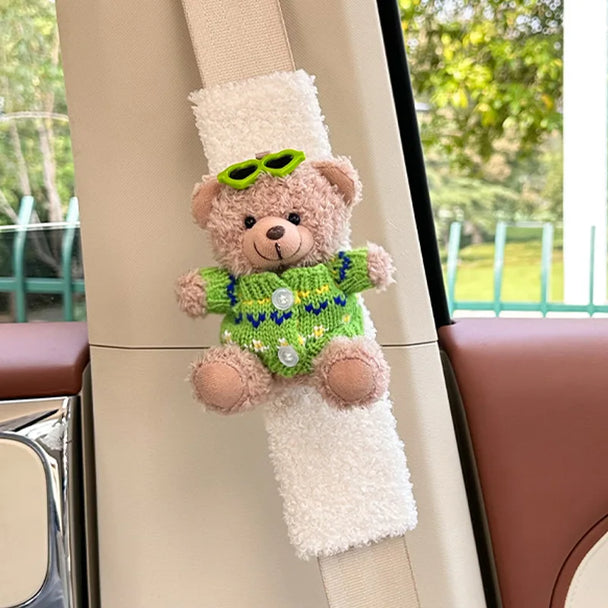 Cute Bear Car Seat Belt Shoulder Cover