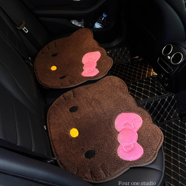 Warm Hello Kitty Car Seat Anti-slip For Autumn and Winter