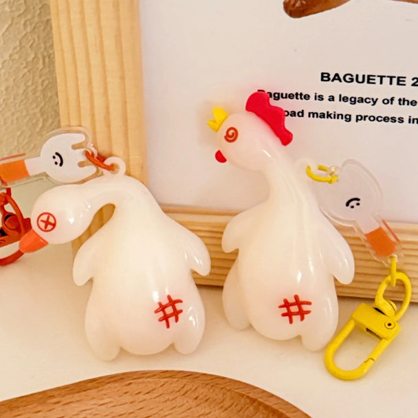 Roasted Chicken Keychain Car