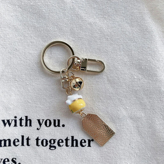 Lucky Cat Keychain For Car Gift