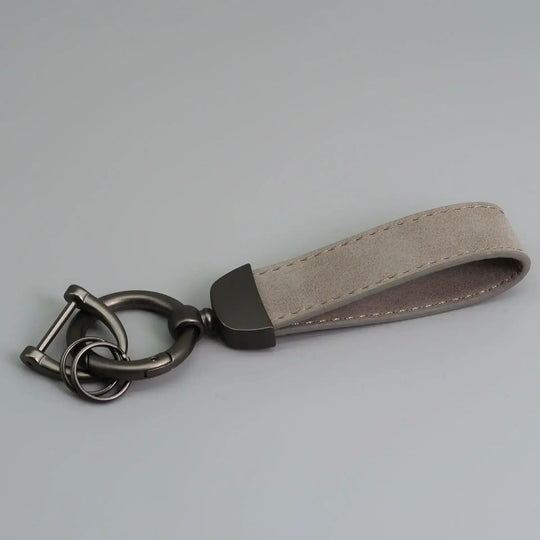 Leather Car Keychain for Men and Women
