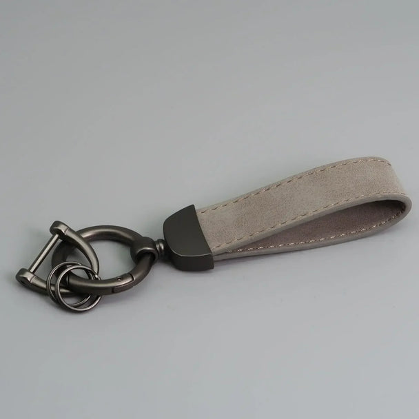 Leather Car Keychain for Men and Women