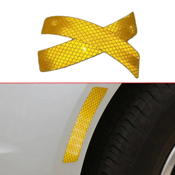 Orange Reflective Stickers for Enhanced Vehicle Safety