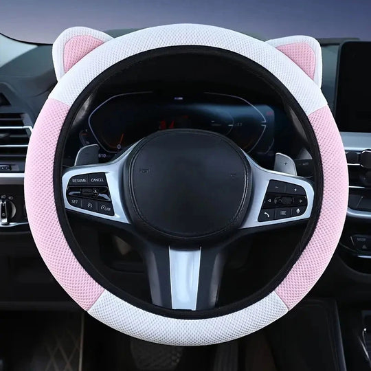 Car Steering Wheel Cover Anti-slip |  Cat Ears Design