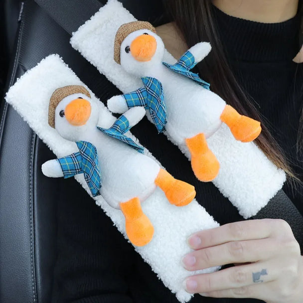 Cartoon Car Seat Belt Cover Plush Pochacco
