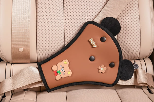 Kid'S Seat Belt Cover Pad, Neck & Abdomen Cushion For Child