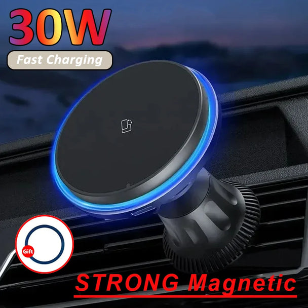 Mini Car Wireless Charger with MagSafe Technology