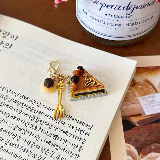 Food Toys Car Keychain Accessories Gift