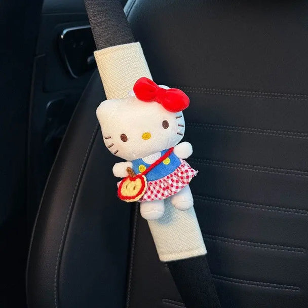 Cute Hello Kitty Seat Belt Cover Car | AutoMania