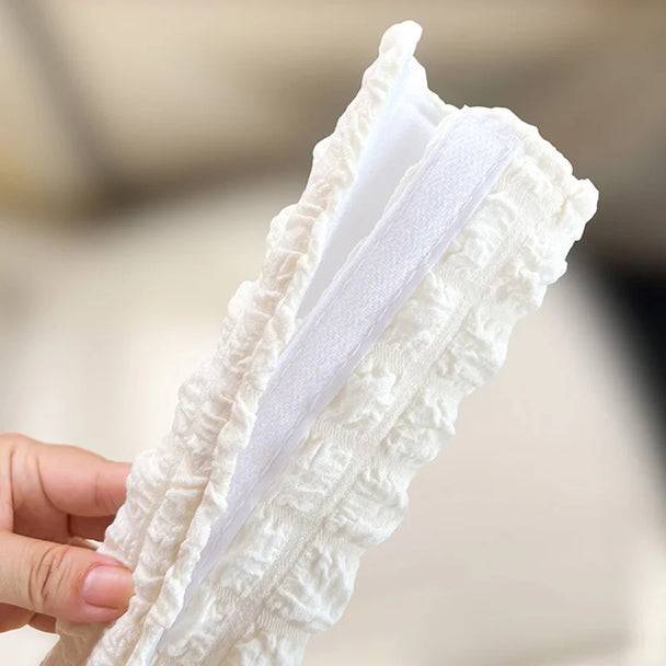 Pink Bow Puff Car Seat Belt Cover For Girls