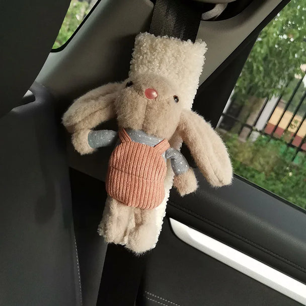 Rabbit Car Seat Belt Pads