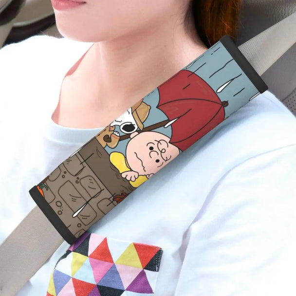Snoopys Car Seat Belt Pads 2 PCS