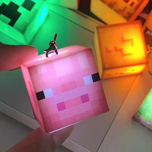 LED Light USB Car Keychain Gifts