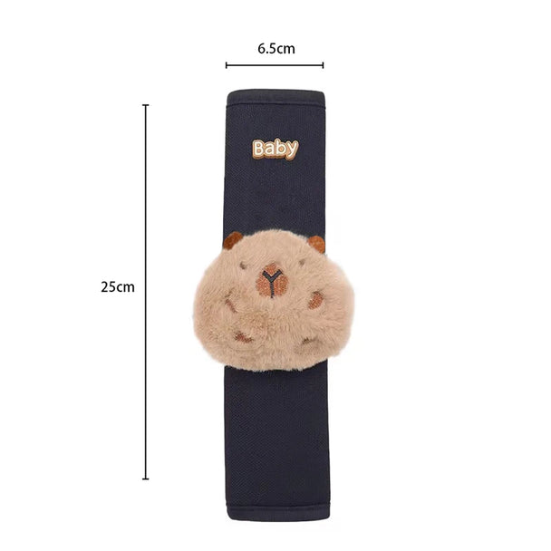 Cute Cartoon Capybara Safety Belt Cover