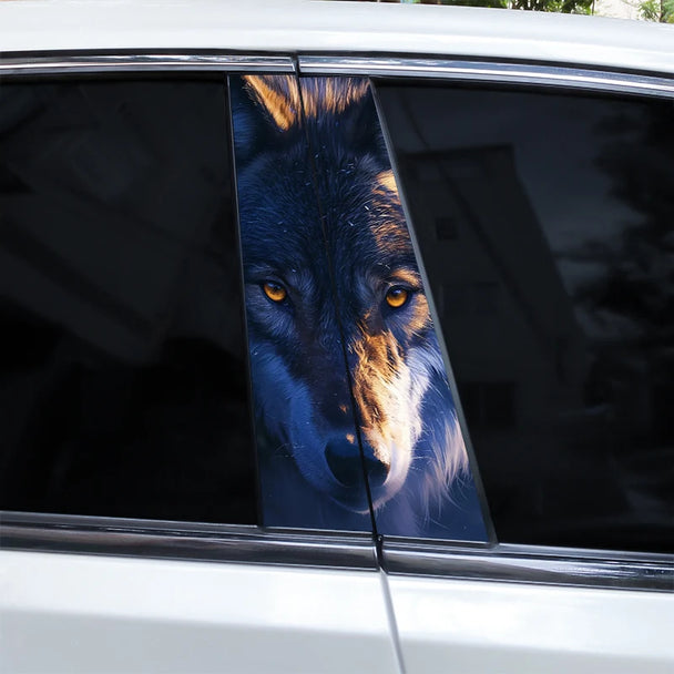 Auto Car Stickers 3D Wolf
