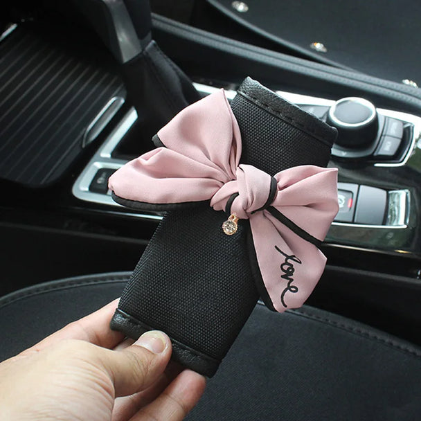 Cute Bowknot Car Seat Belt Cover