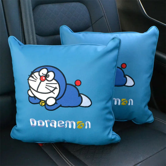 Cartoon Blue Cat Collection Car Accessories