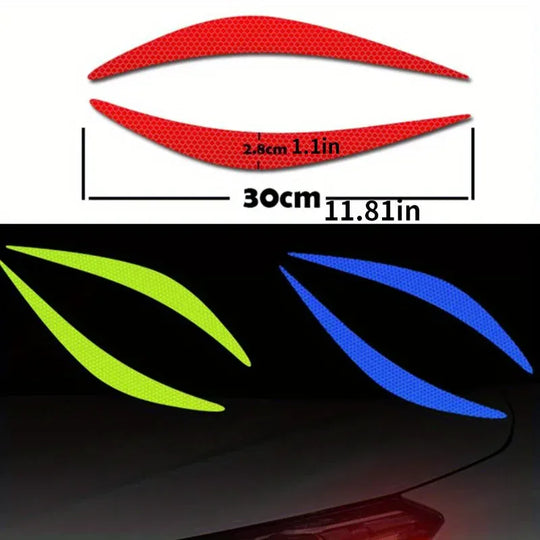 Reflective Car Headlight Stickers