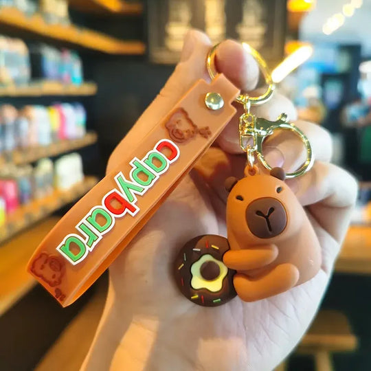 Cute Capybara Car Keychain Gifts