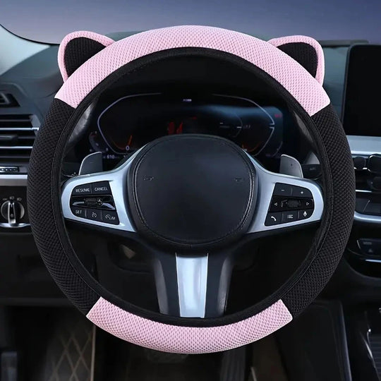 Car Steering Wheel Cover Anti-slip |  Cat Ears Design