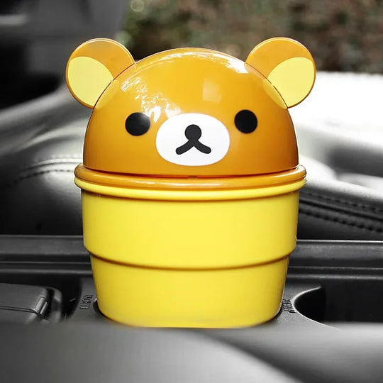 cute car trash can