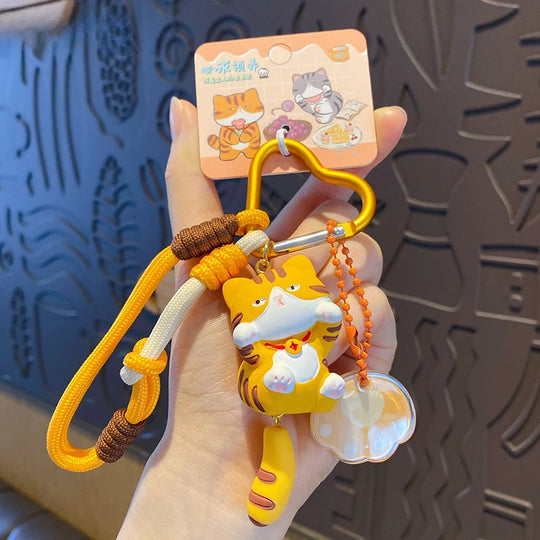 Cut Kitten Keychain For Car