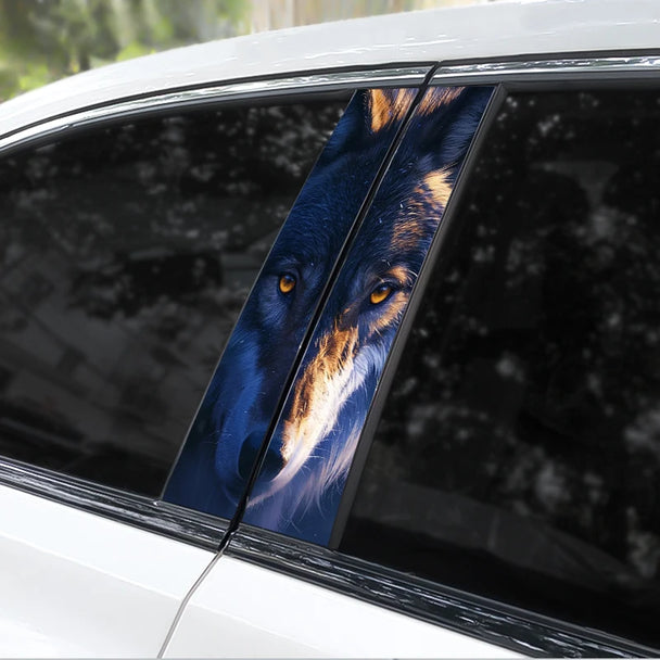 Auto Car Stickers 3D Wolf