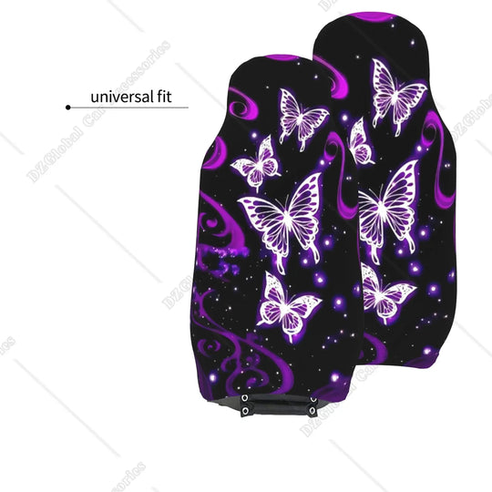 Purple Car Seat Cover – Premium Butterfly Protection for Your Vehicle