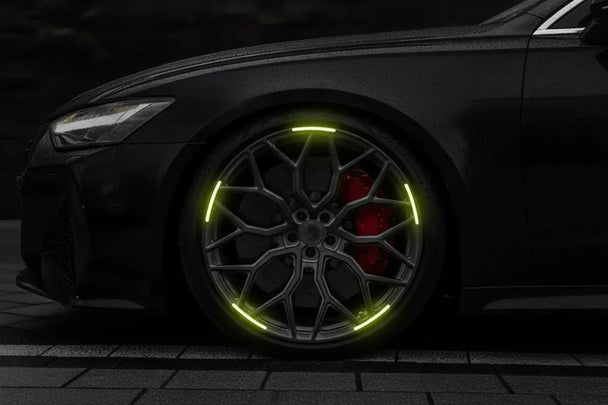 Green Reflective Stickers for Complete Vehicle Safety Coverage