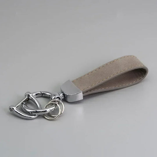 Leather Car Keychain for Men and Women