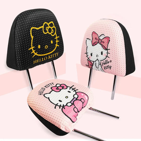 Hello Kitty Car Accessories |  2pcs Car Neck Pillow