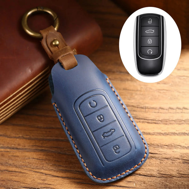 Premium Leather Cover for Car Key| AutoMania
