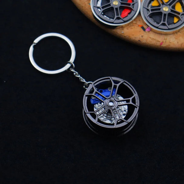 Creative Metal Wheel Keychain For Men