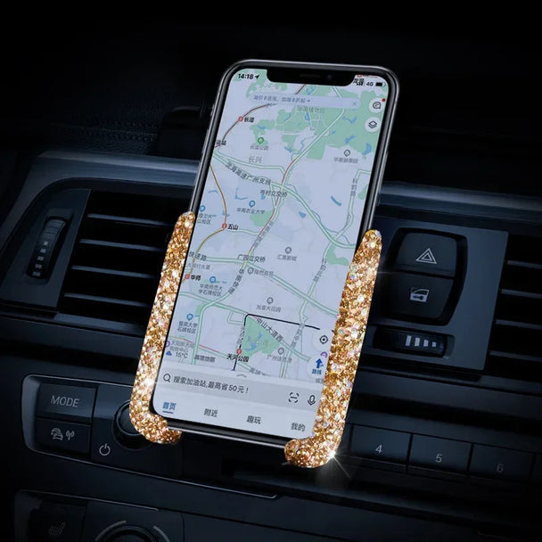 bling phone holder for car dashboard